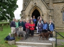 The Walkers pose at St Paul's